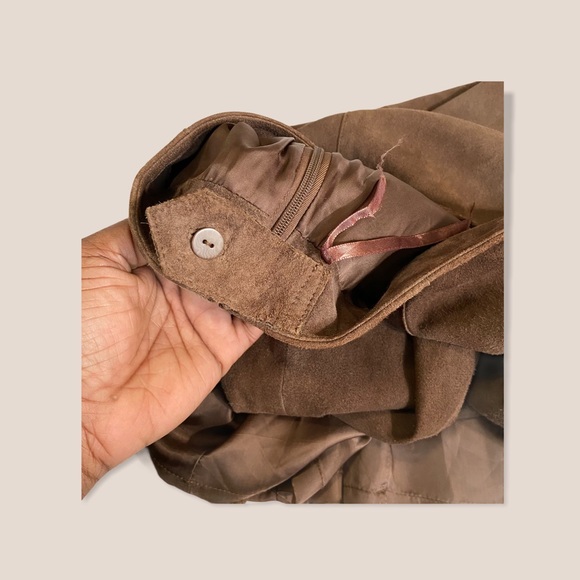 Eileen Fisher Italian Suede Skirt - Picture 8 of 13